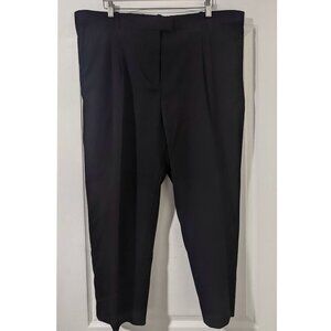 H&M | Pleat Front, Ankle-Length Trousers In Black